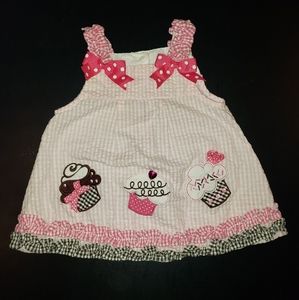 Rare Editions Pink Cup Cake Dress